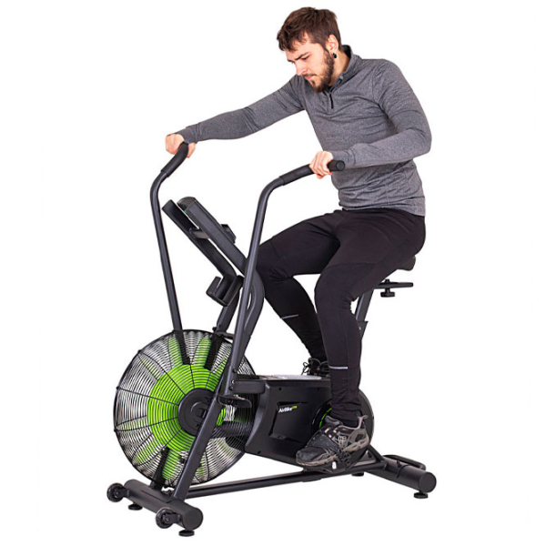 Bicicletă fitness Insportline AirBike Lite 19896 Black , 135 kg photo 3