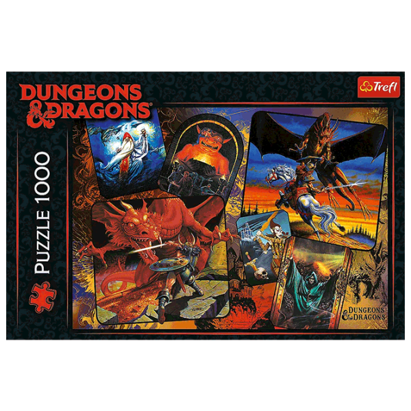 Puzzle Trefl The Origins of Dungeons & Dragons (10739) Количество деталей: 1000, Рекомендуемый возраст: 12+ photo 1