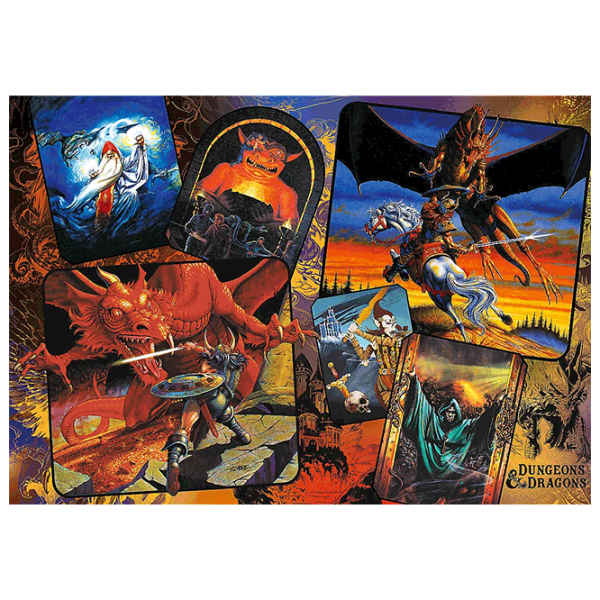 Puzzle Trefl The Origins of Dungeons & Dragons (10739) Количество деталей: 1000, Рекомендуемый возраст: 12+ photo 2