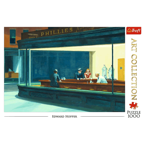 Puzzle Trefl Nighthawks (10747) Количество деталей: 1000, Рекомендуемый возраст: 12+ photo 1