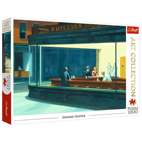 Puzzle Trefl Nighthawks (10747) Количество деталей: 1000, Рекомендуемый возраст: 12+ photo 2