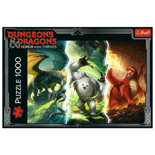 Puzzle Trefl Legendary Monsters of Faerûn (10763) Numărul de piese: 1000, Vârsta recomandată: 12+ photo 1