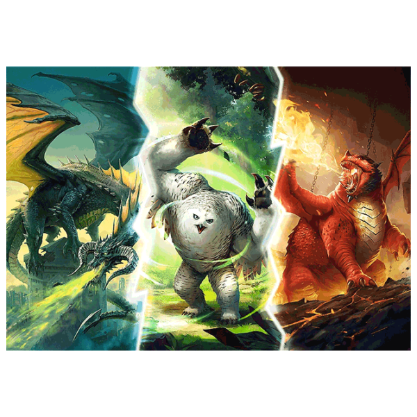 Puzzle Trefl Legendary Monsters of Faerûn (10763) Numărul de piese: 1000, Vârsta recomandată: 12+ photo 3