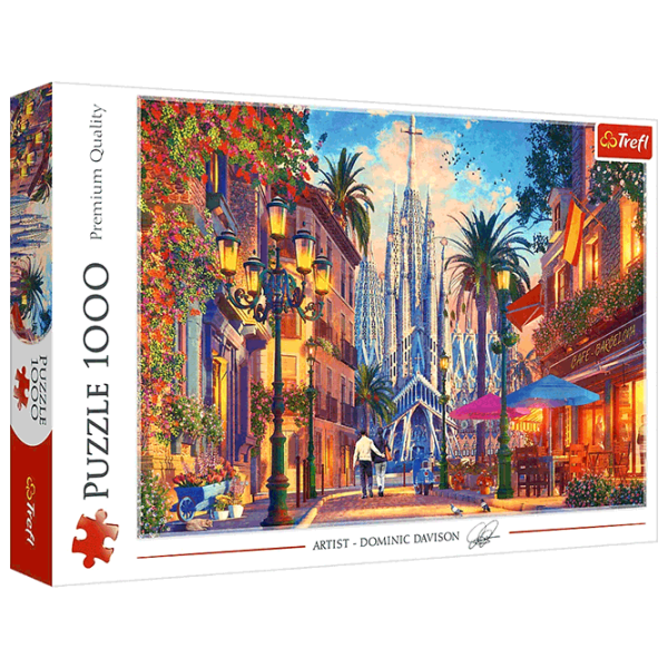 Puzzle Trefl Barcelona Spain (10793) Количество деталей: 1000, Рекомендуемый возраст: 10+ photo 2