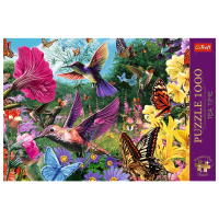 Puzzle Trefl Tea Time: Hummingbird Garden (10806) Количество деталей: 1000, Рекомендуемый возраст: 12+