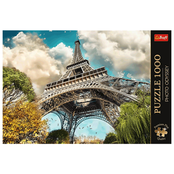 Puzzle Trefl Photo Odyssey: Eiffel Tower in Paris (10815) Numărul de piese: 1000, Vârsta recomandată: 12+ photo 1