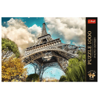 Puzzle Trefl Photo Odyssey: Eiffel Tower in Paris (10815) Numărul de piese: 1000, Vârsta recomandată: 12+