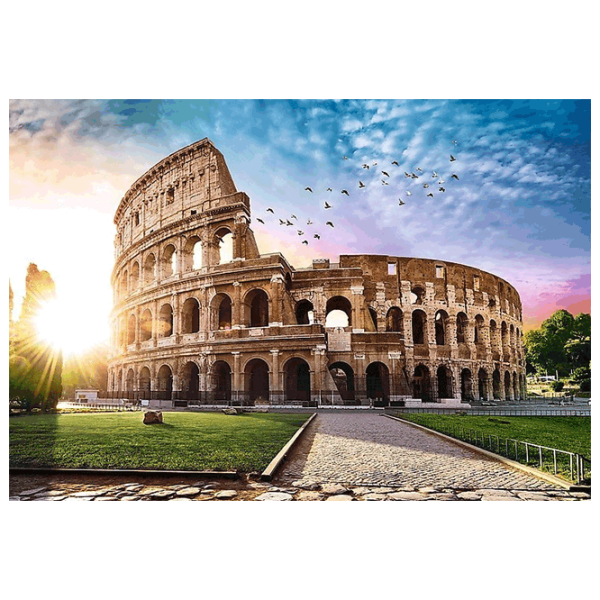 Puzzle Trefl Sun-drenched Colosseum (10468) Количество деталей: 1000, Рекомендуемый возраст: 10+ photo 3