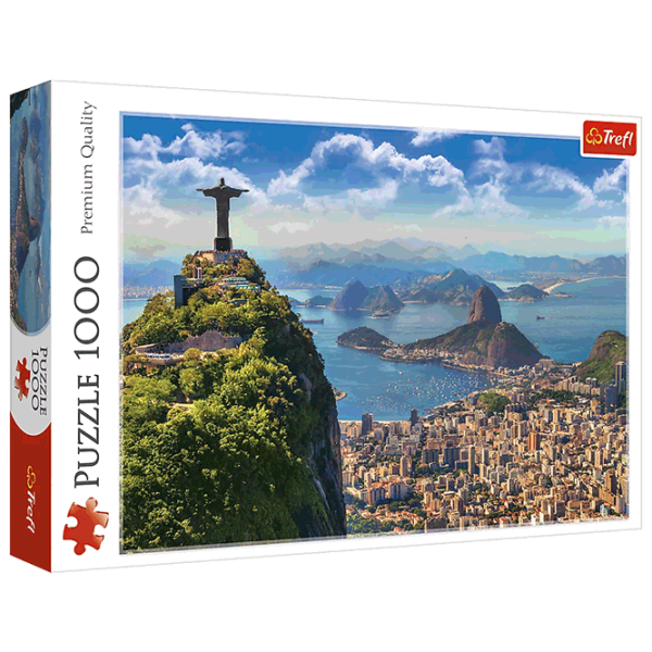 Puzzle Trefl Mona Lisa (10405) Numărul de piese: 1000, Vârsta recomandată: 9+ photo 1