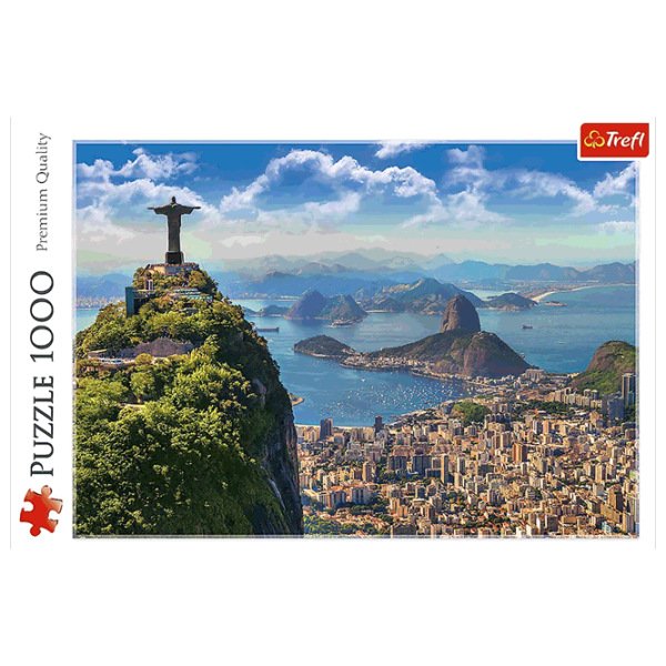 Puzzle Trefl Mona Lisa (10405) Numărul de piese: 1000, Vârsta recomandată: 9+ photo 2