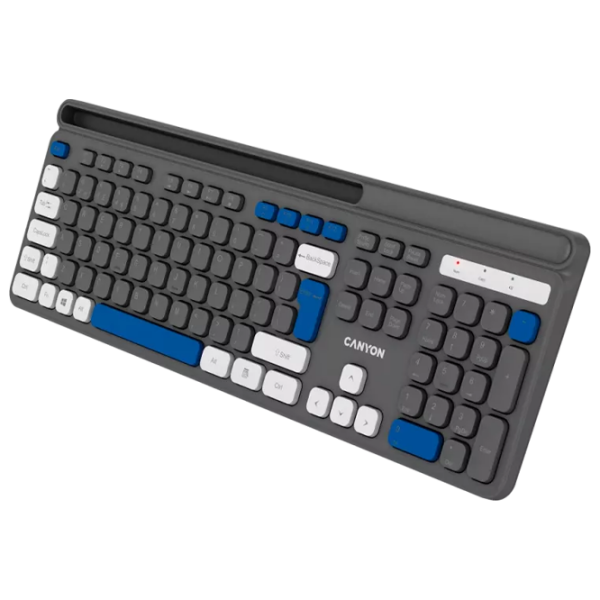 Tastatură Canyon HKB-W03 Black Gaming, Fără fir photo 2