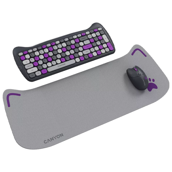 Набор Canyon HSET-W6 Фиолетовый Игровой, Беспроводные photo 2