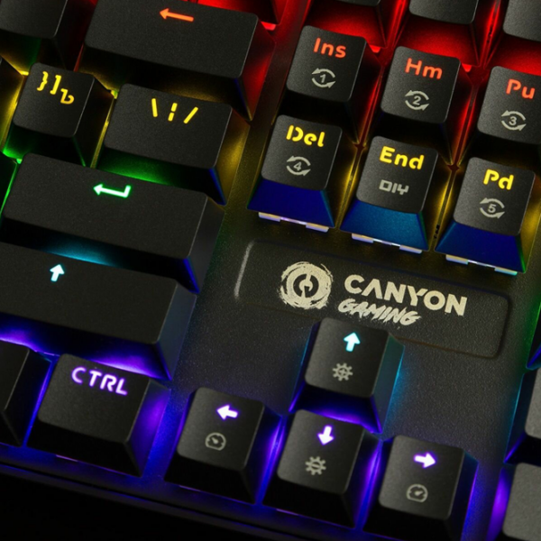 Клавиатура Canyon Deimos GK-4 Черный Игровой, Проводная photo 3