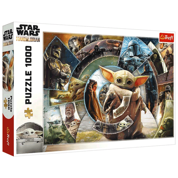Puzzle Trefl Grogu's Journey (10906) Количество деталей: 1000, Рекомендуемый возраст: 12+ photo 1