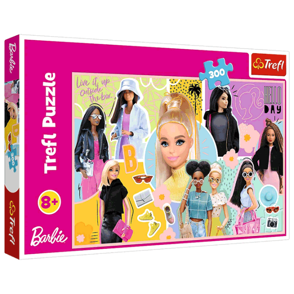 Puzzle Trefl Your favorite Barbie (23025) Numărul de piese: 300, Vârsta recomandată: 8+ photo 1