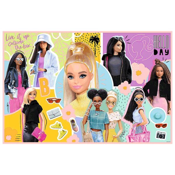 Puzzle Trefl Your favorite Barbie (23025) Numărul de piese: 300, Vârsta recomandată: 8+ photo 2