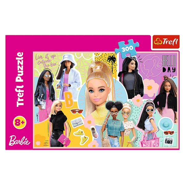 Puzzle Trefl Your favorite Barbie (23025) Numărul de piese: 300, Vârsta recomandată: 8+ photo 3