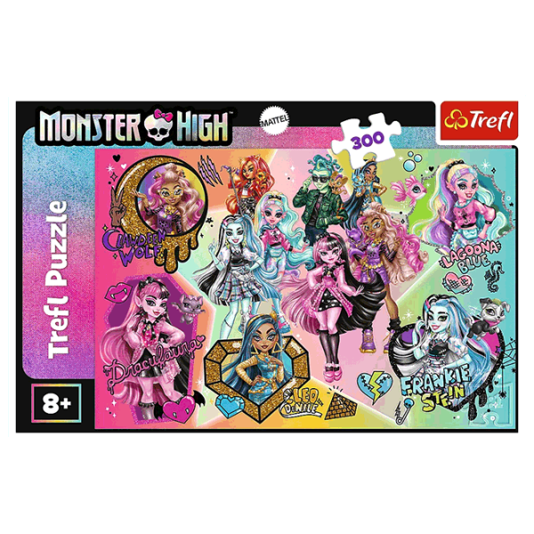 Puzzle Trefl Zombies on top! (23027) Numărul de piese: 300, Vârsta recomandată: 8+ photo 2