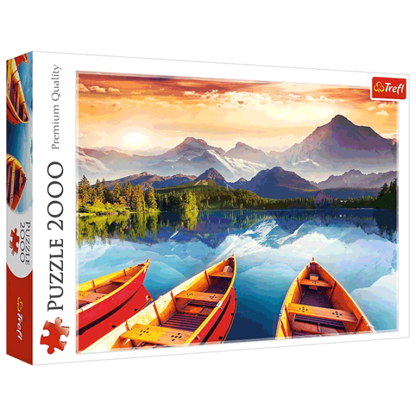 Puzzle Trefl Crystal lake (27096) Numărul de piese: 2000, Vârsta recomandată: 15+ photo 1