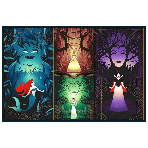 Puzzle Trefl Enchanting princesses (13317) Numărul de piese: 400, Vârsta recomandată: 7+ photo 2