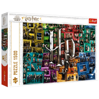 Puzzle Trefl World of Harry Potter (26185) Количество деталей: 1500, Рекомендуемый возраст: 12+