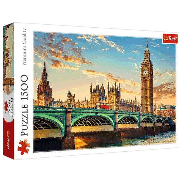 Puzzle Trefl London, UK (26202) Количество деталей: 1500, Рекомендуемый возраст: 12+ photo 1