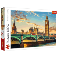 Puzzle Trefl London, UK (26202) Количество деталей: 1500, Рекомендуемый возраст: 12+