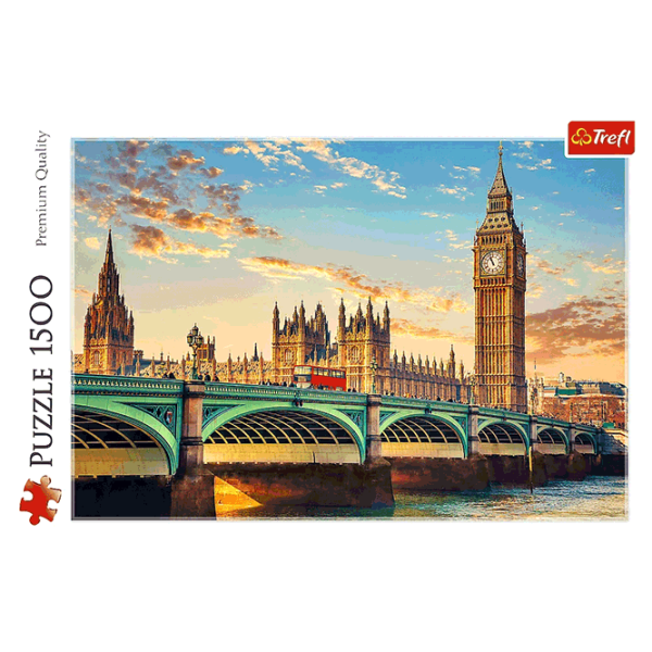Puzzle Trefl London, UK (26202) Количество деталей: 1500, Рекомендуемый возраст: 12+ photo 3