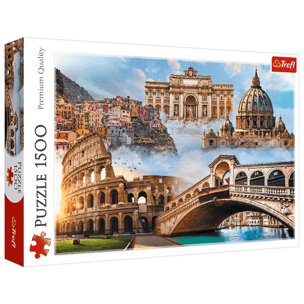 Puzzle Trefl Favorite Places: Italy (26203) Количество деталей: 1500, Рекомендуемый возраст: 12+ photo 1