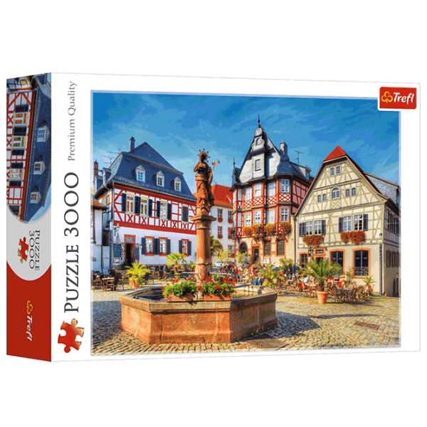 Puzzle Trefl Market Square Heppenheim (33052) Количество деталей: 3000, Рекомендуемый возраст: 15+ photo 2