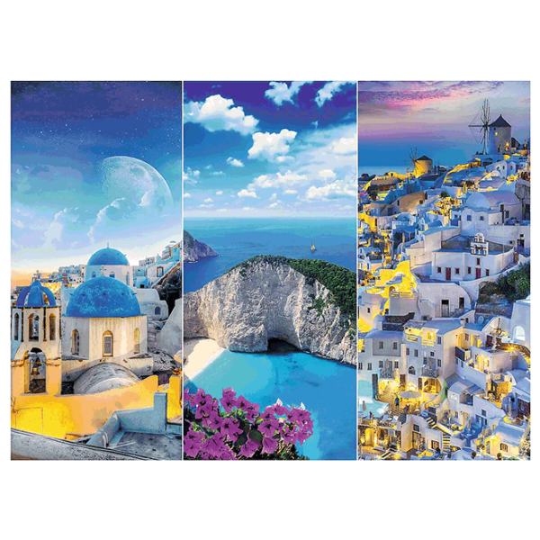 Puzzle Trefl Greek holidays (33073) Количество деталей: 3000, Рекомендуемый возраст: 15+ photo 3