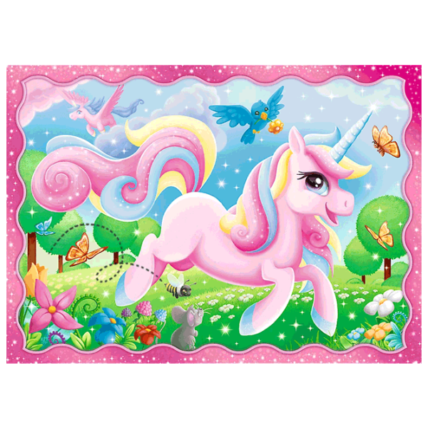 Puzzle Trefl Unicorns and magic (34389) Количество деталей: 207, Рекомендуемый возраст: 4+ photo 5
