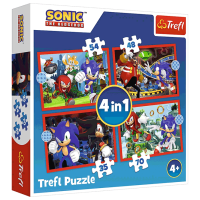 Puzzle Trefl The adventures of Sonic (34625 ) Количество деталей: 207, Рекомендуемый возраст: 4+