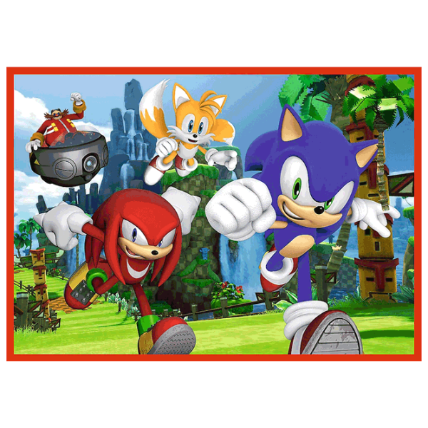 Puzzle Trefl The adventures of Sonic (34625 ) Количество деталей: 207, Рекомендуемый возраст: 4+ photo 2