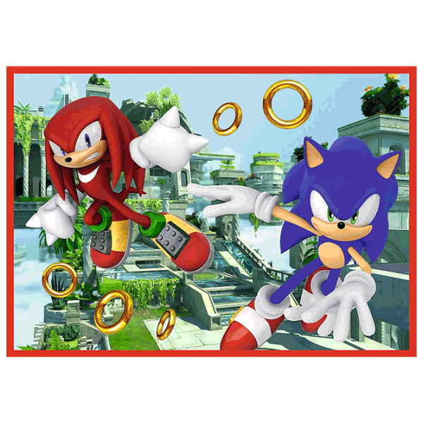 Puzzle Trefl The adventures of Sonic (34625 ) Количество деталей: 207, Рекомендуемый возраст: 4+ photo 4