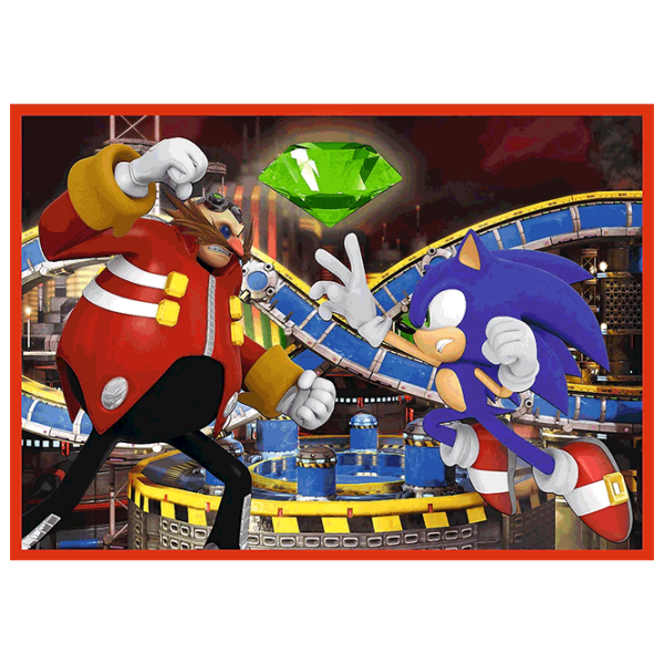 Puzzle Trefl The adventures of Sonic (34625 ) Количество деталей: 207, Рекомендуемый возраст: 4+ photo 5