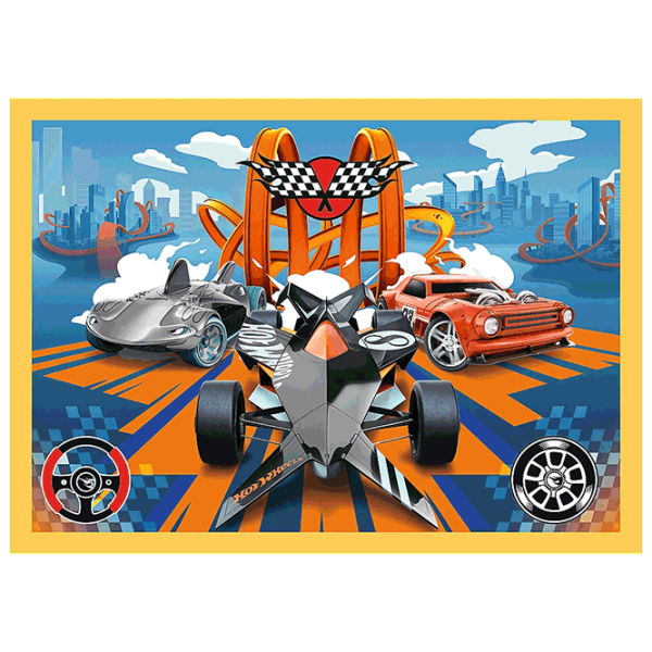 Puzzle Trefl Hot Wheels vehicles (34627) Numărul de piese: 207, Vârsta recomandată: 4+ photo 2