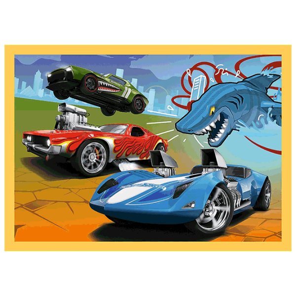 Puzzle Trefl Hot Wheels vehicles (34627) Numărul de piese: 207, Vârsta recomandată: 4+ photo 4