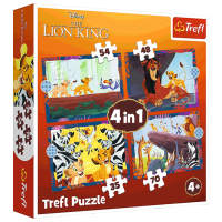 Puzzle Trefl Brave Lion King (34653) Количество деталей: 207, Рекомендуемый возраст: 4+