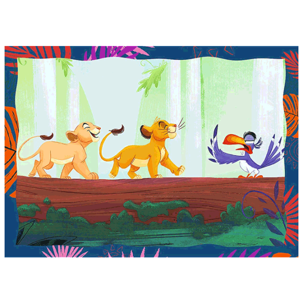 Puzzle Trefl Brave Lion King (34653) Количество деталей: 207, Рекомендуемый возраст: 4+ photo 2