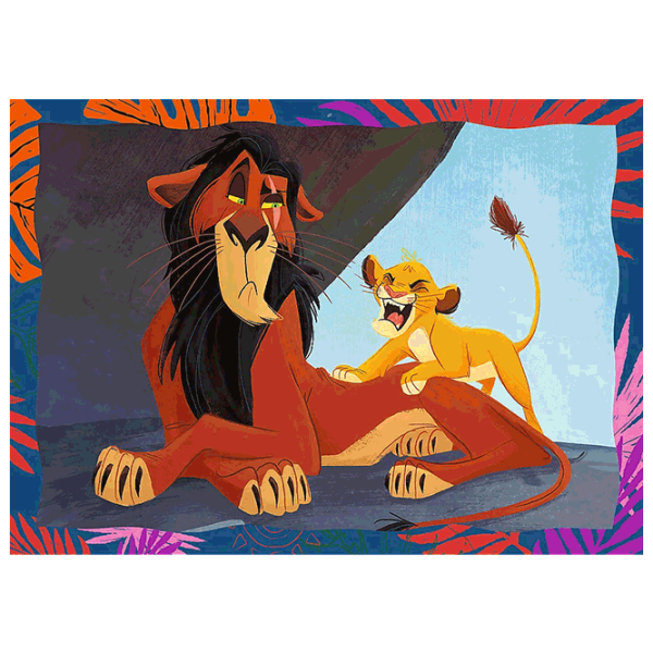 Puzzle Trefl Brave Lion King (34653) Количество деталей: 207, Рекомендуемый возраст: 4+ photo 4