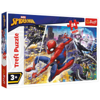 Puzzle Trefl Fearless Spider-Man (14289) Количество деталей: 24, Рекомендуемый возраст: 3+