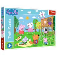 Puzzle Trefl Fun in the grass (14342) Количество деталей: 24, Рекомендуемый возраст: 3+