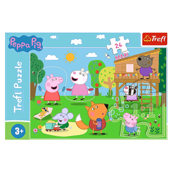 Puzzle Trefl Fun in the grass (14342) Количество деталей: 24, Рекомендуемый возраст: 3+ photo 2