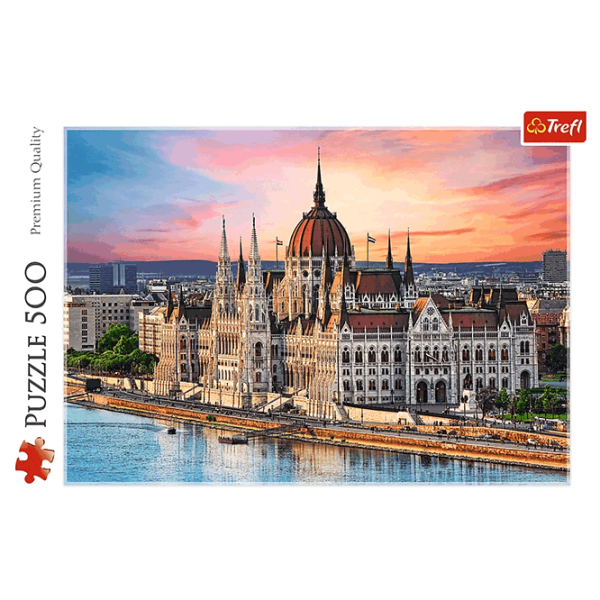 Puzzle Trefl Budapest, Hungary (37395) Numărul de piese: 500, Vârsta recomandată: 9+ photo 3