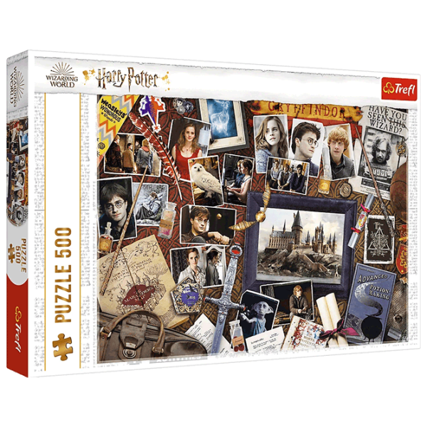 Puzzle Trefl Hogwart Memories (37400) Количество деталей: 500, Рекомендуемый возраст: 10+ photo 1