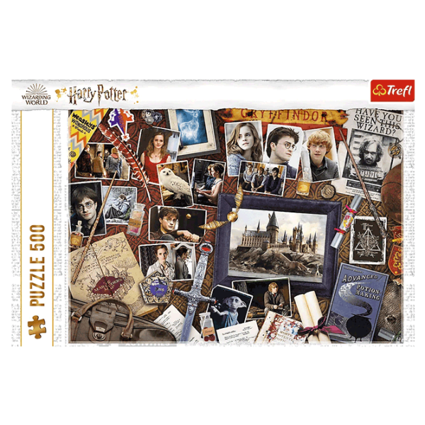 Puzzle Trefl Hogwart Memories (37400) Количество деталей: 500, Рекомендуемый возраст: 10+ photo 3