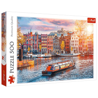 Puzzle Trefl Amsterdam, Netherlands (37428) Количество деталей: 500, Рекомендуемый возраст: 9+