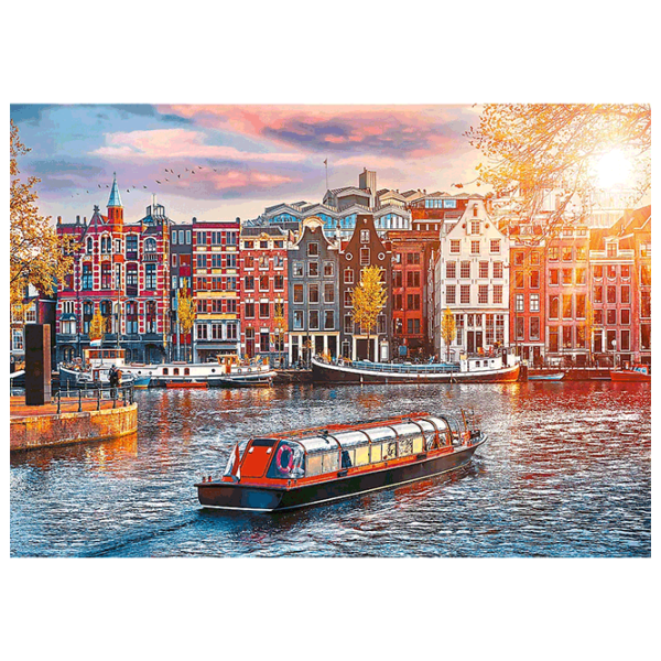Puzzle Trefl Amsterdam, Netherlands (37428) Количество деталей: 500, Рекомендуемый возраст: 9+ photo 2
