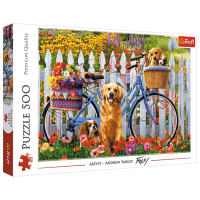 Puzzle Trefl Puppies Adventure (37450) Количество деталей: 500, Рекомендуемый возраст: 9+